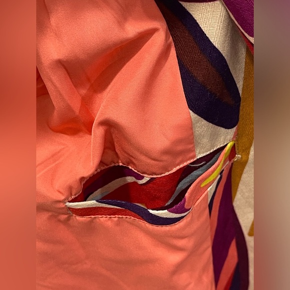 MISSONI X Target Bright Pattern Jacket Trench Coat Style Colorful Design - Picture 4 of 10